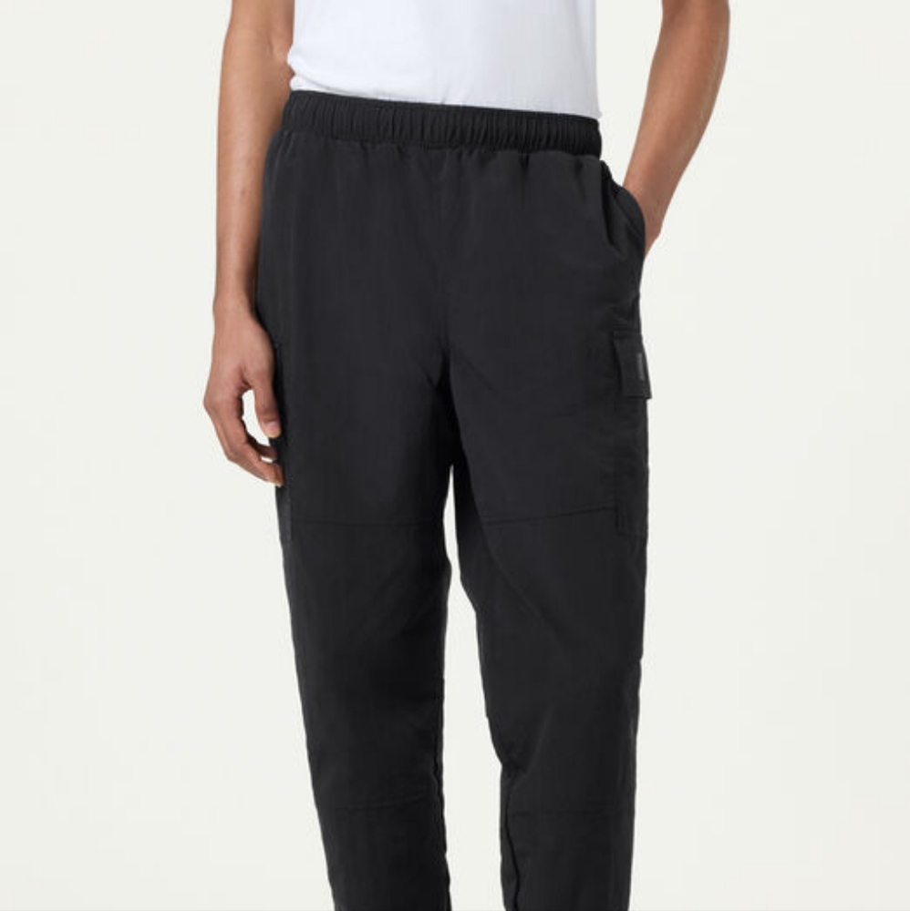 Fila Youth Large Black Heavy Cargo Jogger Pants Size Large